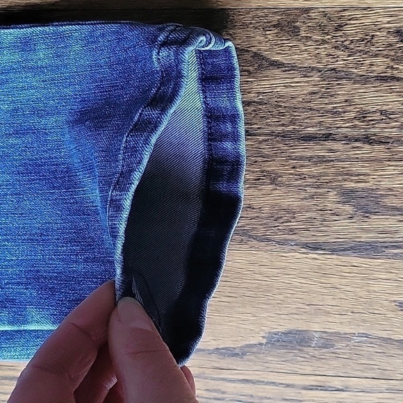 Soft Surroundings Denim Pullon Jean Elastic Band Streatchy Straight Medium Wash - Picture 7 of 14